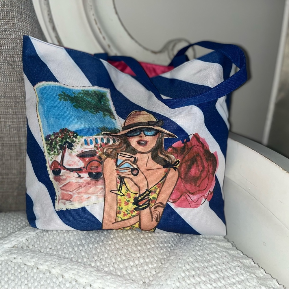 NWOT Lancome Summer Tote Bag